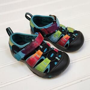 Keen Newport Rainbow Tie Dye Toddler Sandals Size 6